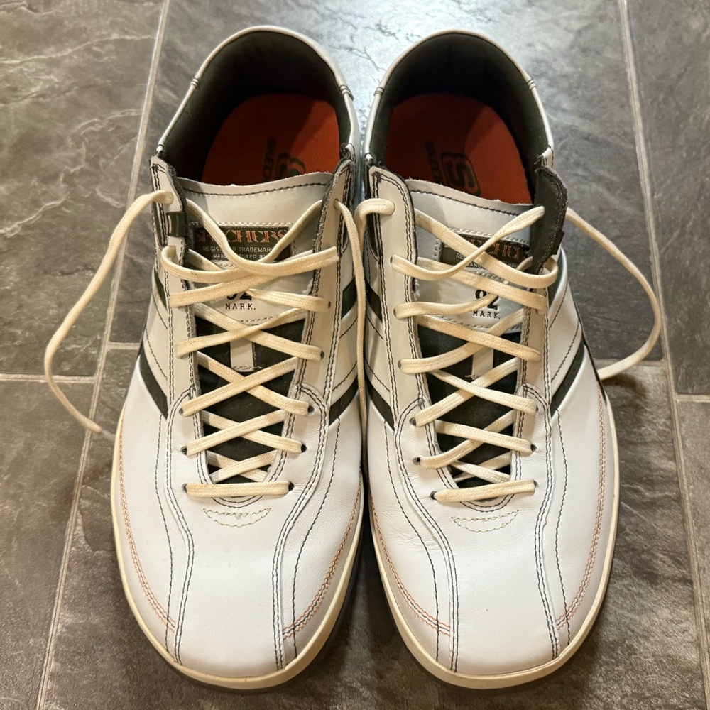 Mark Nason Sketchers in White